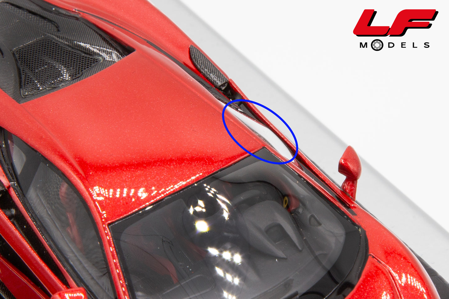 modellino mclaren 570s tecnomodel 1:43 difetto