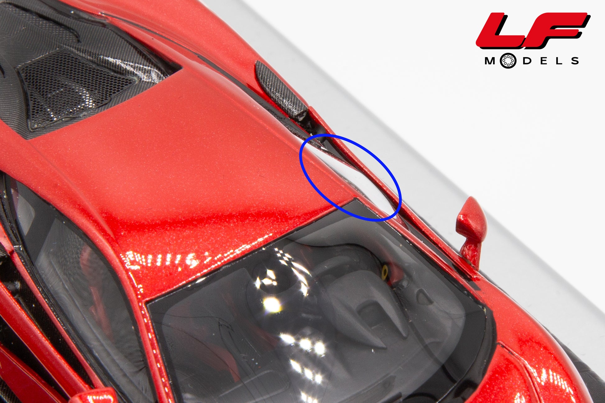 modellino mclaren 570s tecnomodel 1:43 difetto