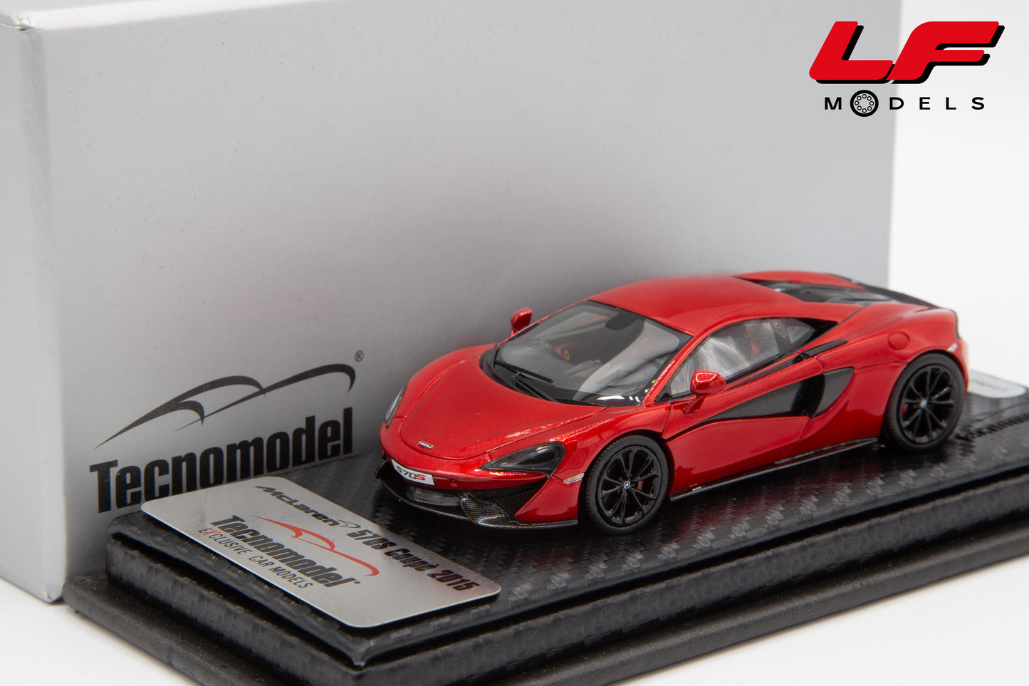 modellino mclaren 570s tecnomodel 1:43 frontale