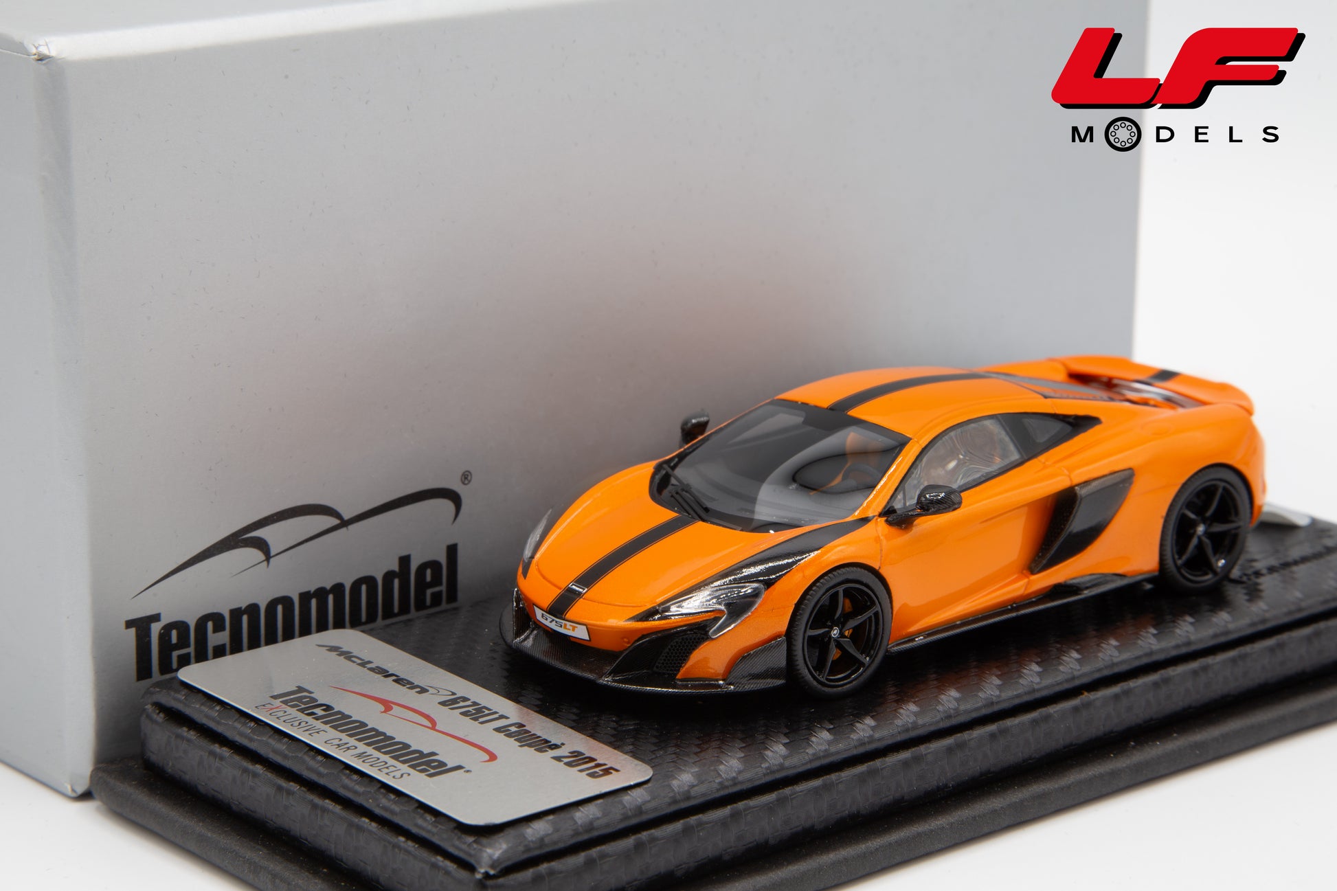 modellino mclaren 675lt tecnomodel 1:43 frontale