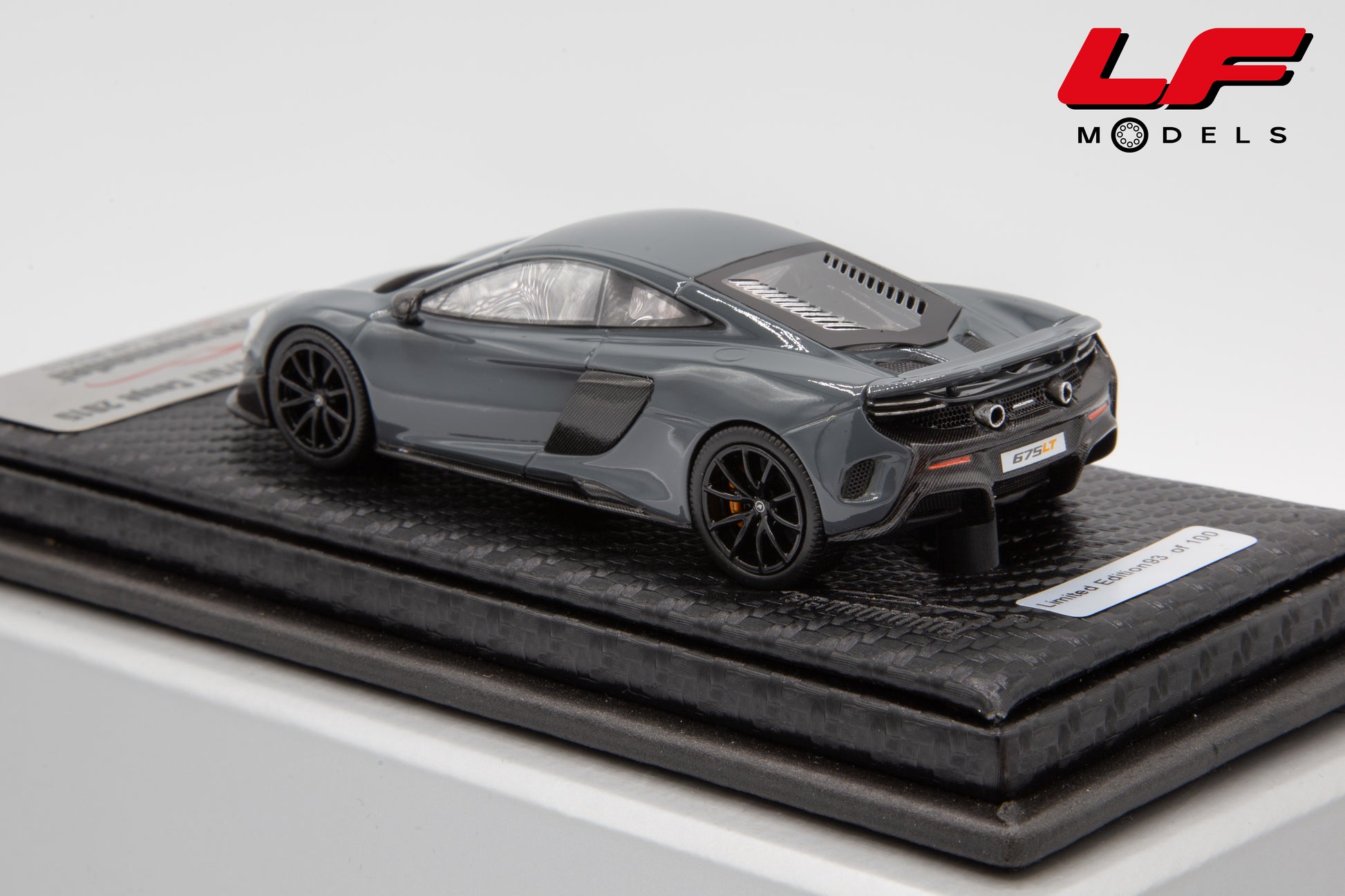 modellino mclaren 675lt tecnomodel 1:43 posteriore