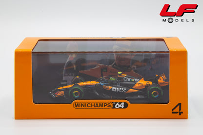 modellino mclaren f1 mcl39 norris minichamps 1:64 scatola