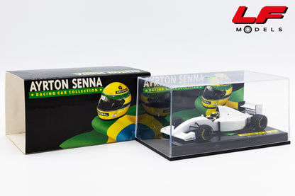 modellino mclaren lamborghini mp4-8b test estoril ayrton senna minichamps 1:43 vista teca