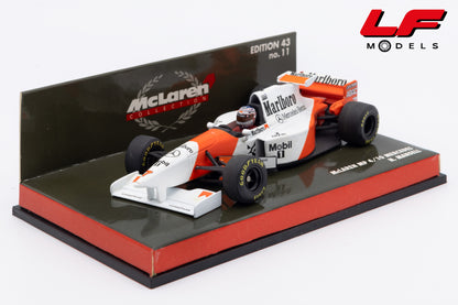 modellino mclaren mp4/10 mansell minichamps 1:43 vista frontale