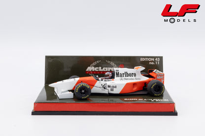 modellino mclaren mp4/10 mansell minichamps 1:43 vista laterale