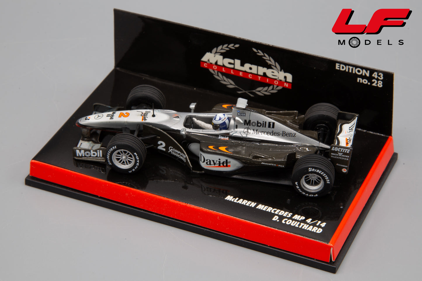 modellino mclaren mp4-14 minichamps 1:43