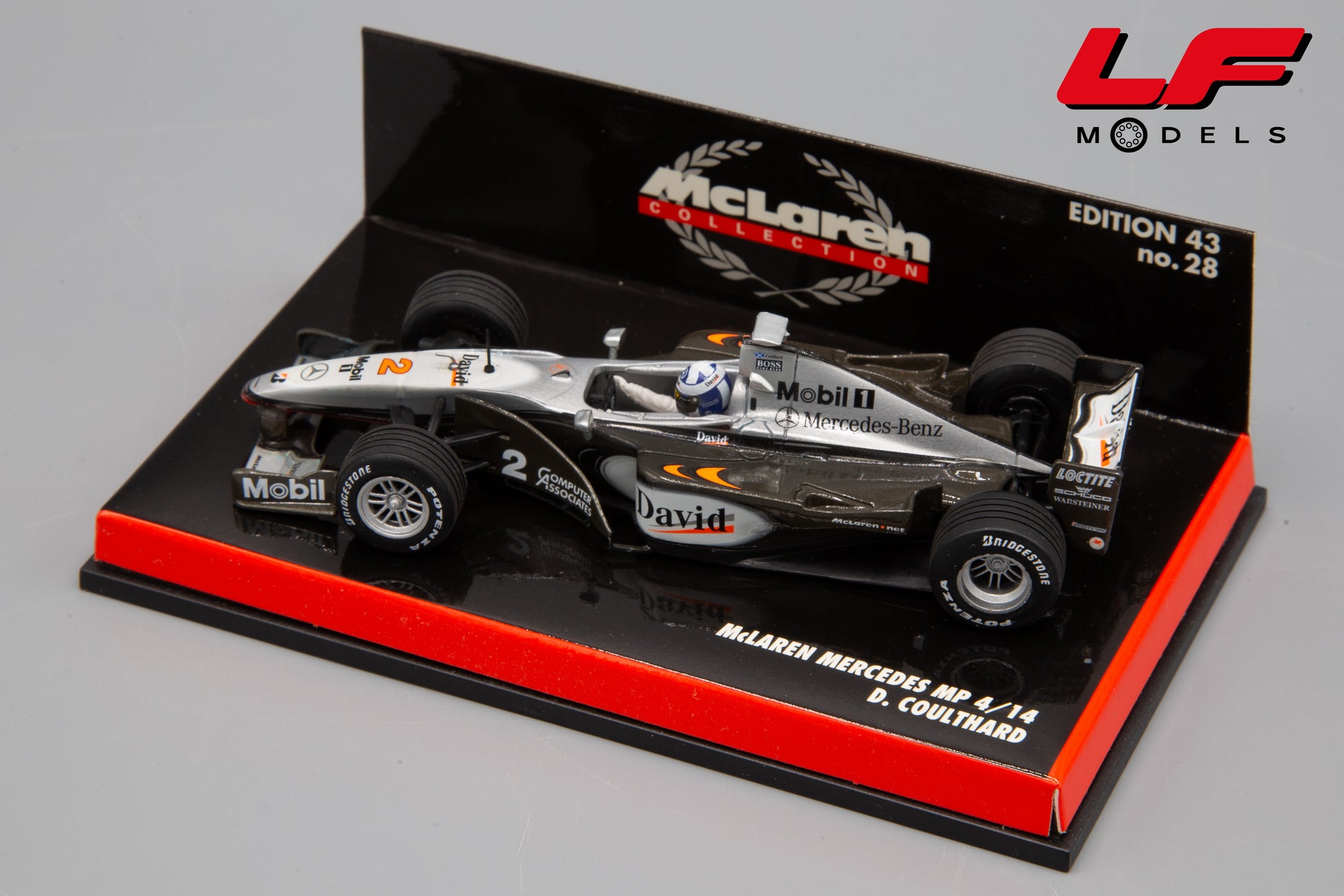 modellino mclaren mp4-14 minichamps 1:43