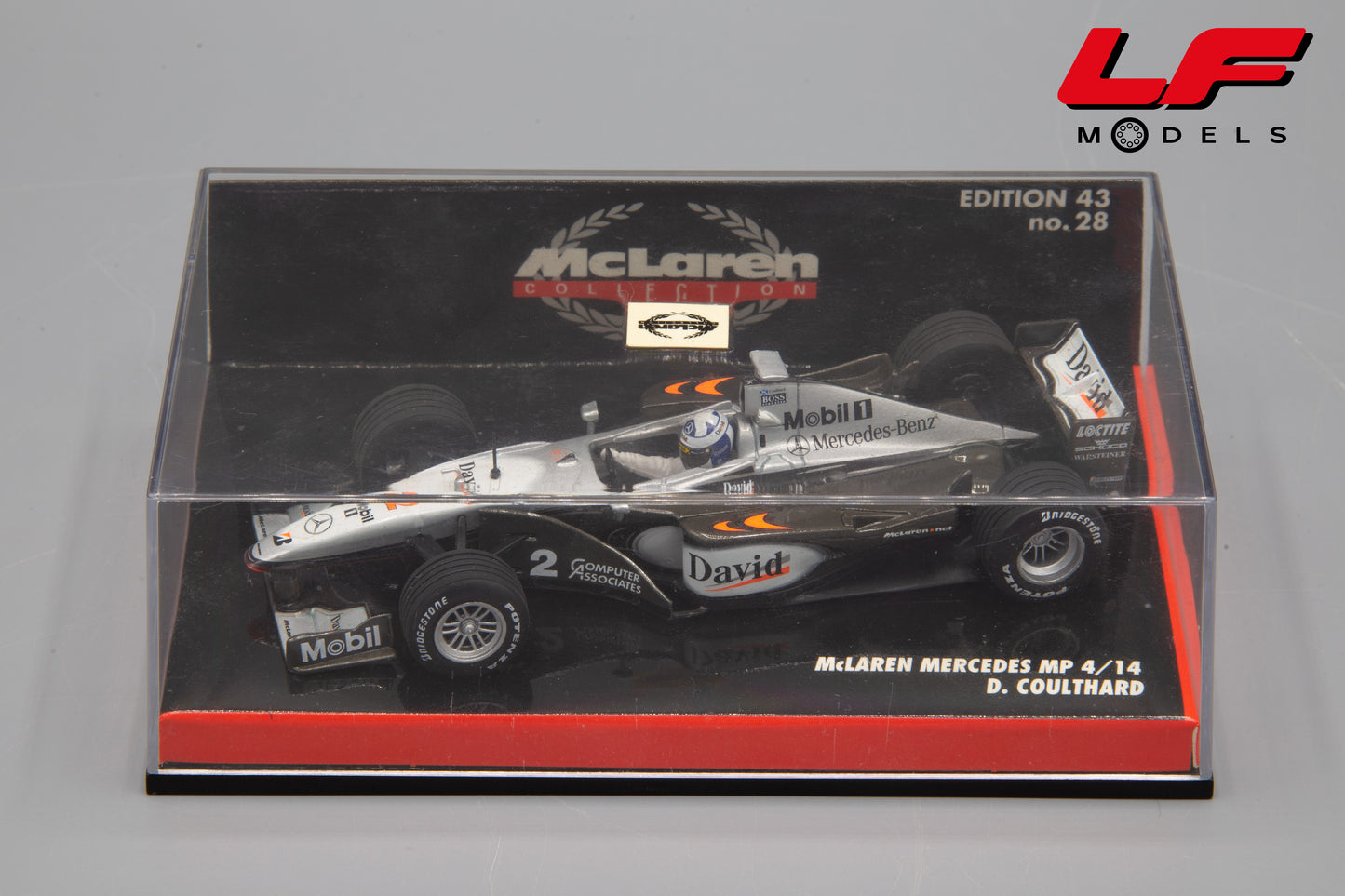 modellino mclaren mp4-14 minichamps 1:43