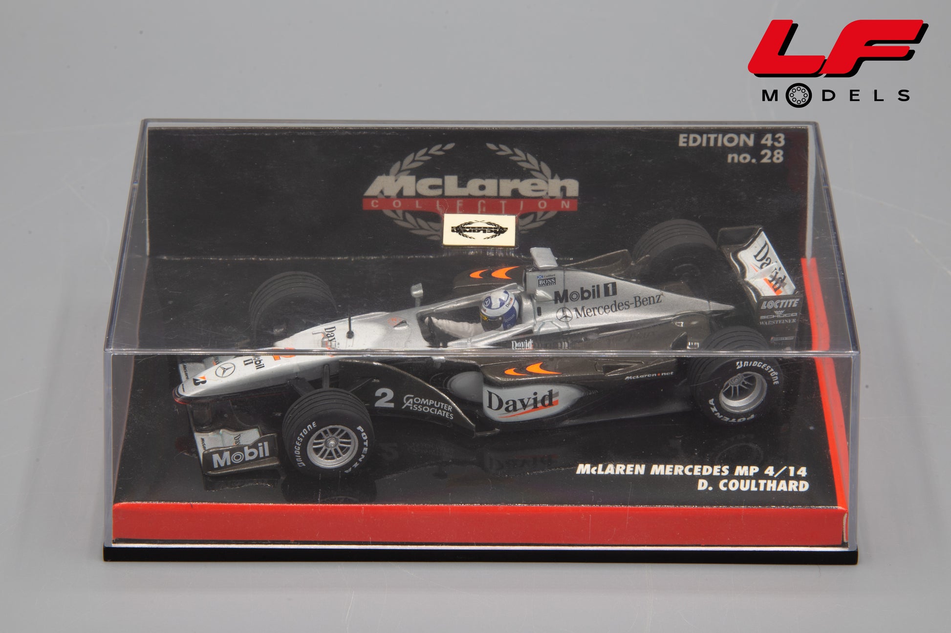 modellino mclaren mp4-14 minichamps 1:43