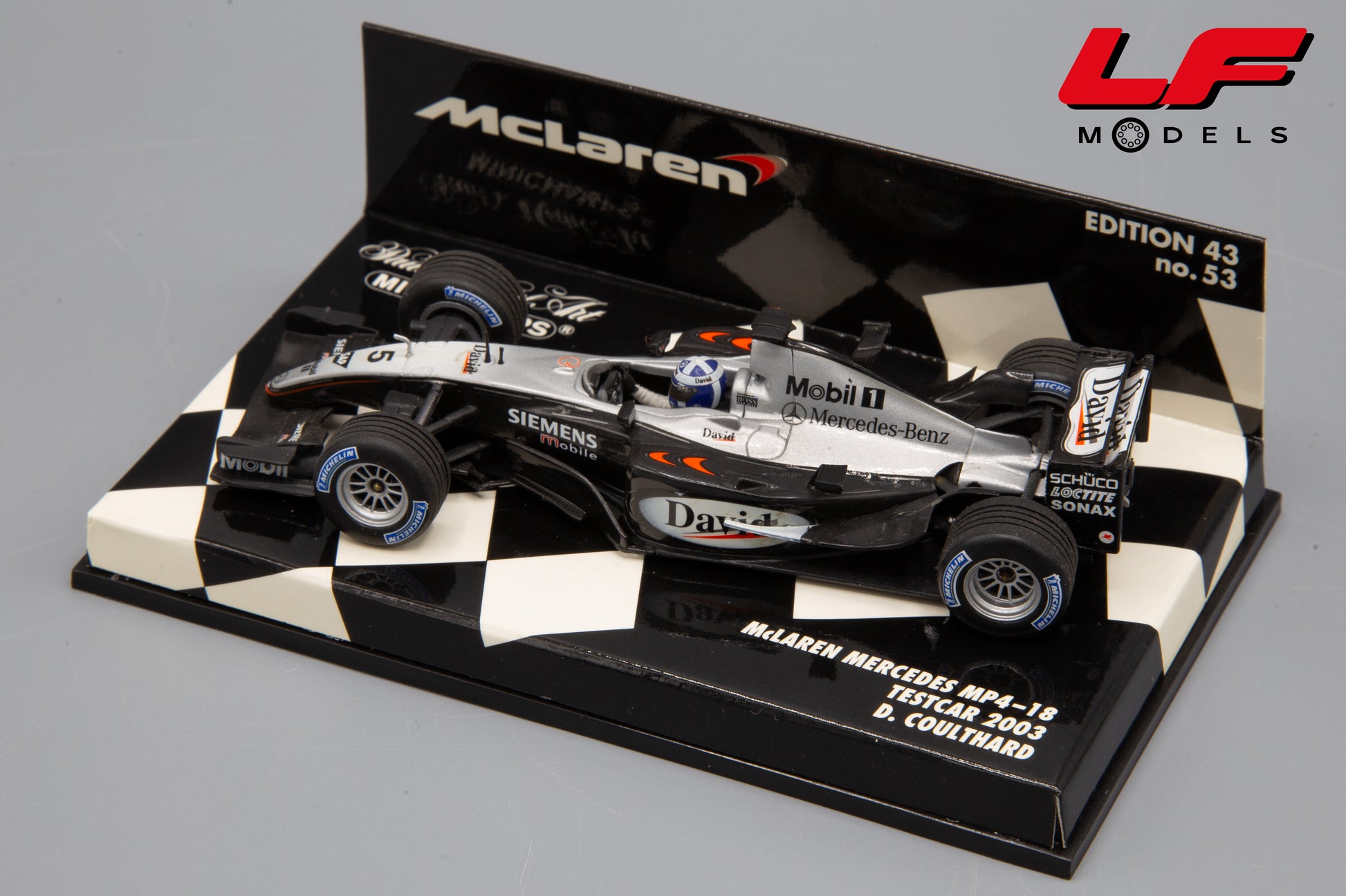 modellino mclaren mp4-18 minichamps 1:43