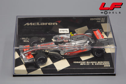 modellino mclaren mercedes mp4-23 kovalainen minichamps 1:43 teca