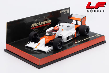 modellino mclaren mp4/2b lauda minichamps 1:43 vista frontale