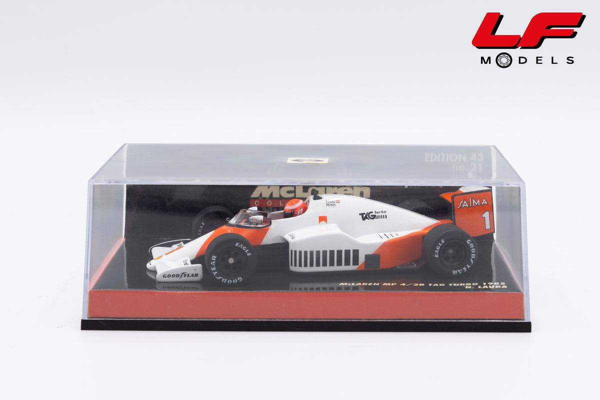 modellino mclaren mp4/2b lauda minichamps 1:43 vista teca