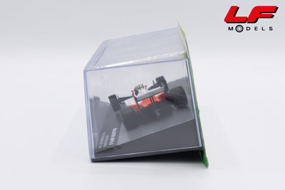 modellino mclaren mp4/4 san marino gp ayrton senna edicola 1:43 F1BRACOL001-51589 vista posteriore