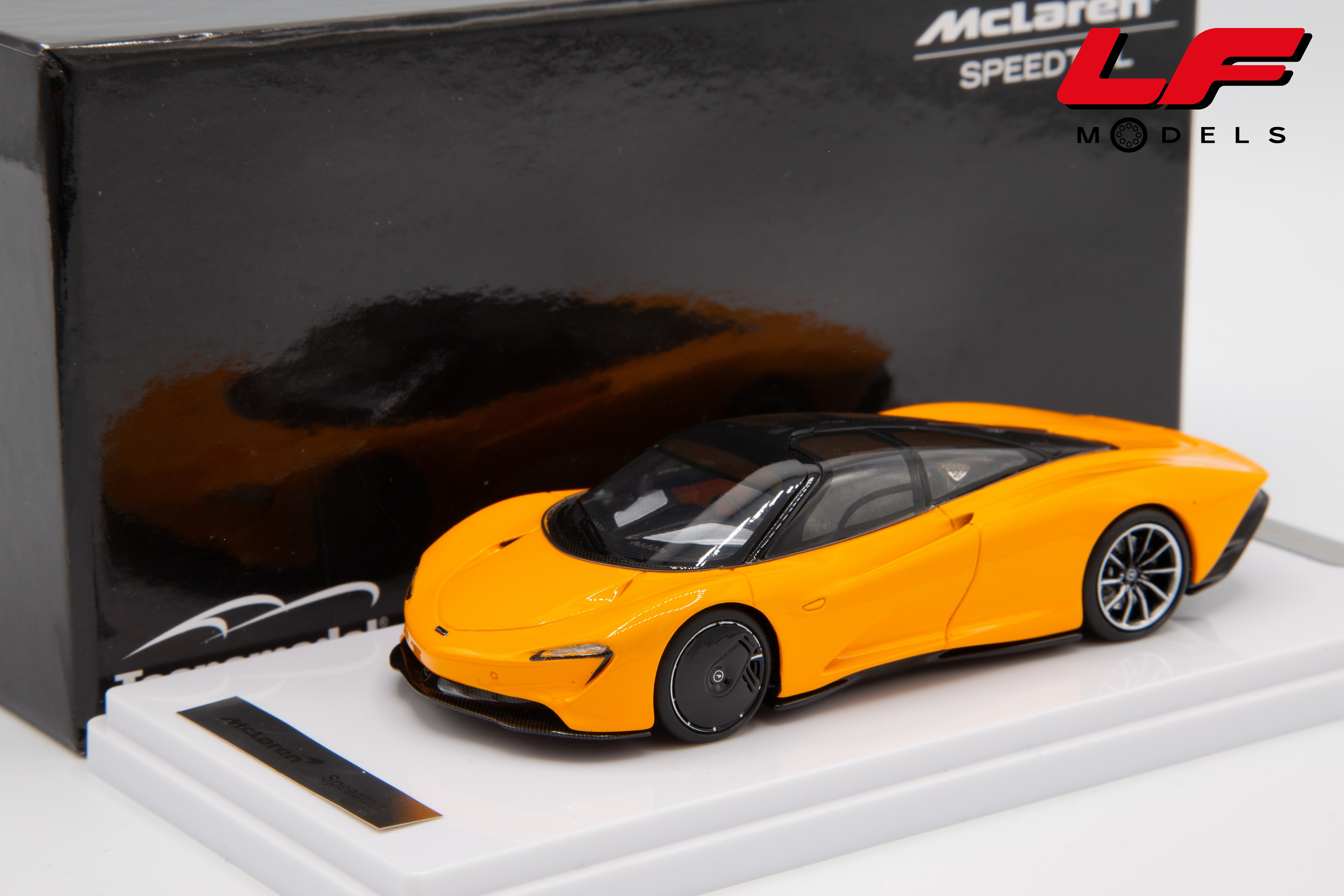 TECNOMODEL MCLAREN SPEEDTAIL 2020 PAPAYA ORANGE LIMITED 39 PCS 1