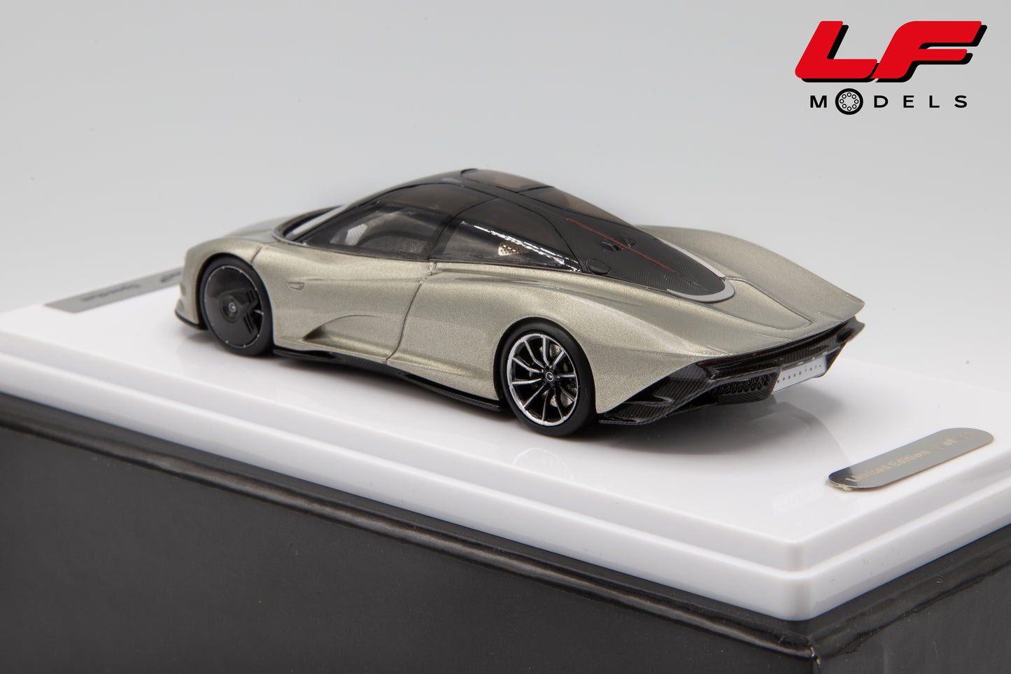 modellino mclaren speedtail tecnomodel 1:43 posteriore