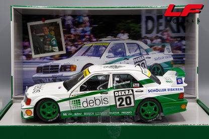 modellino mercedes 190e evo2 dtm schumacher werk83 1:18