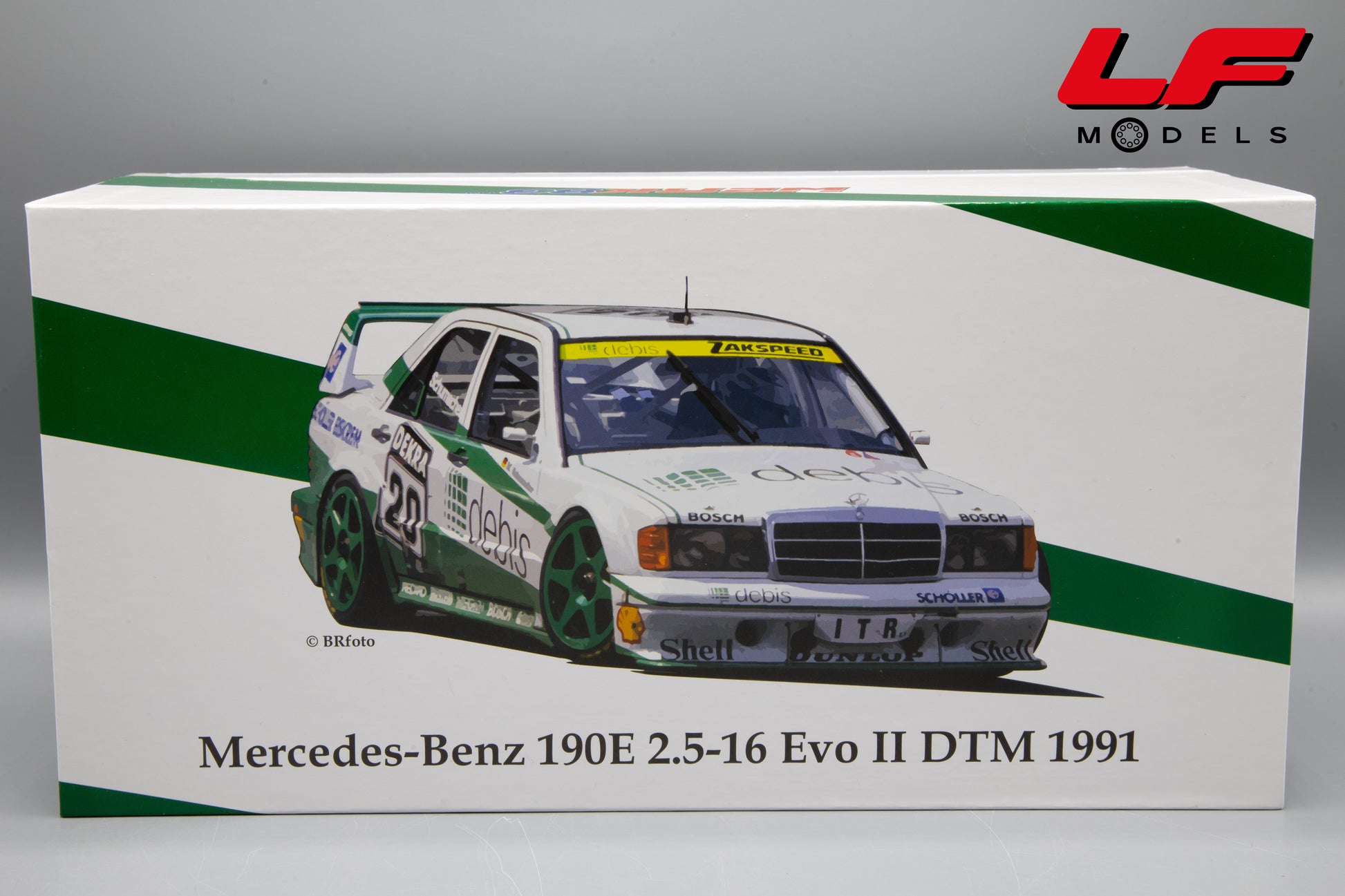 modellino mercedes 190e evo2 dtm schumacher werk83 1:18