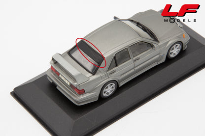 modellino mercedes 190 evo 2 minichamps 1:43 difetto