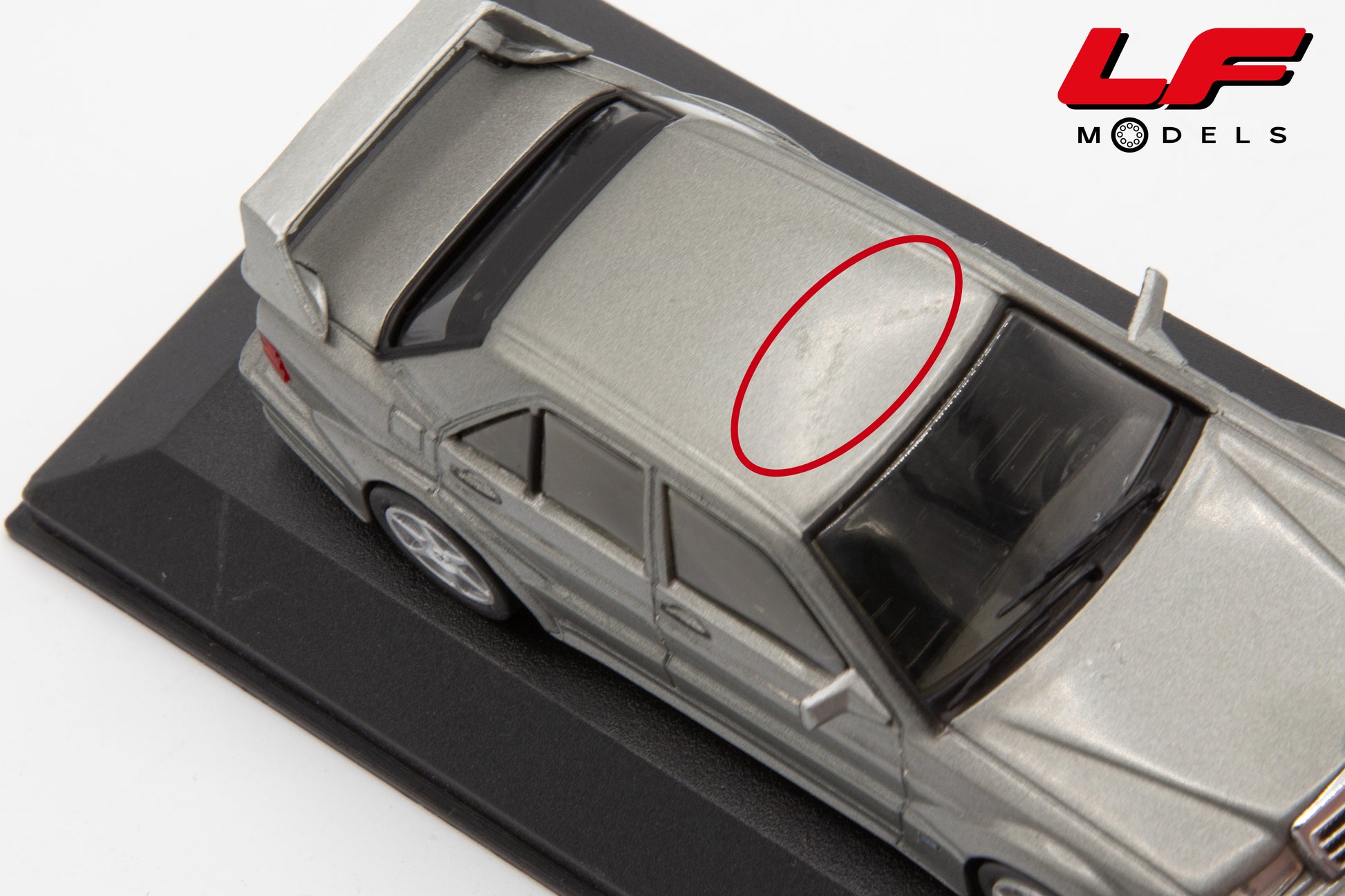 modellino mercedes 190 evo 2 minichamps 1:43 difetto