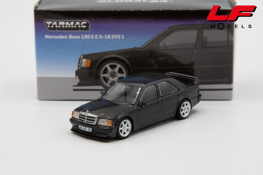 modellino mercedes 190e evo I tarmac 1:64 frontale