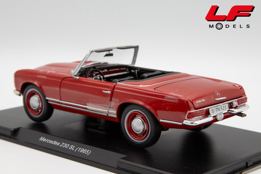 modellino mercedes 230 sl edicola 1:24 posteriore