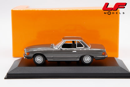 modellino mercedes 350 SL maxichamps 1:43 940033451 vista laterale
