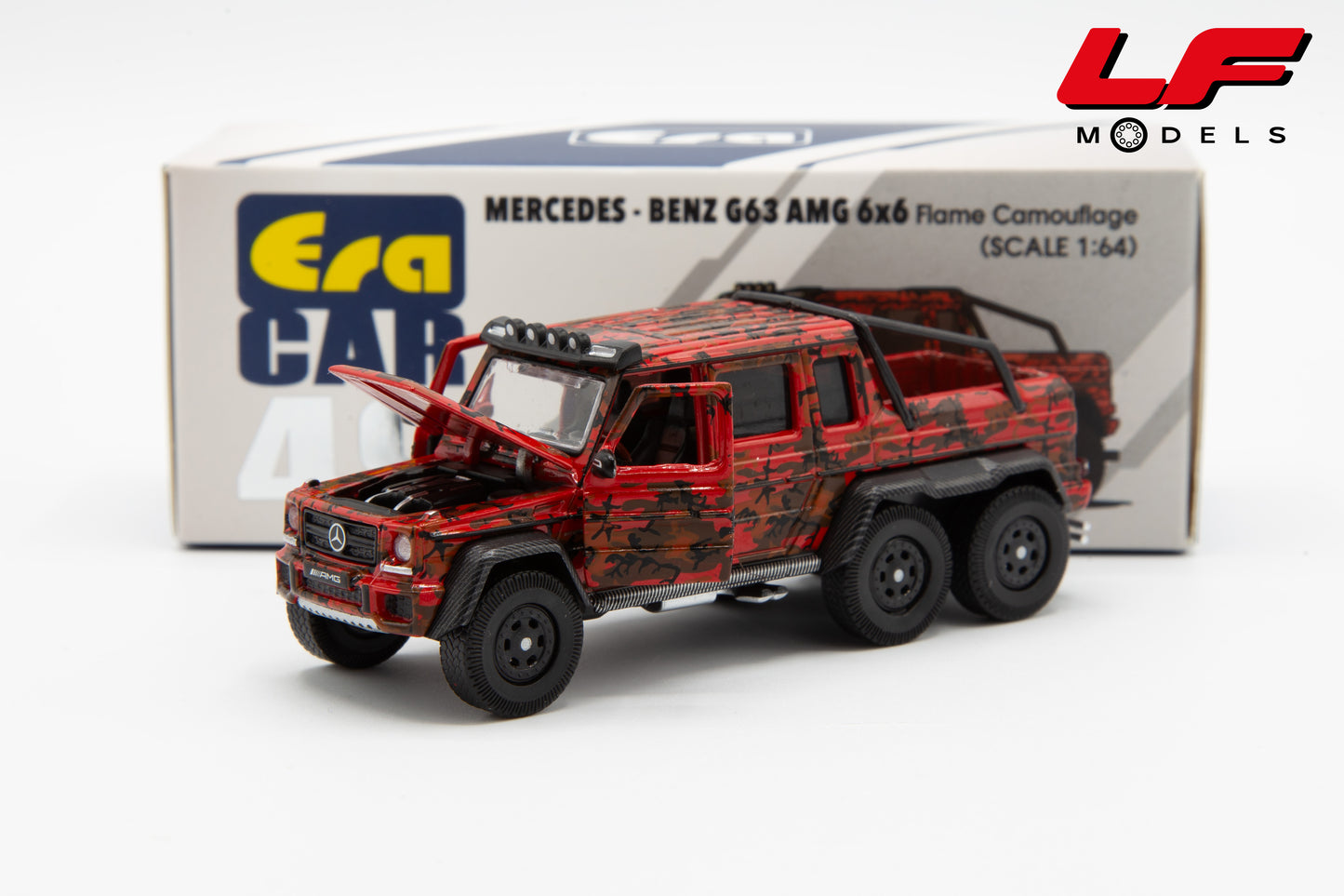 modellino mercedes g63 6x6 era car 1:43 frontale