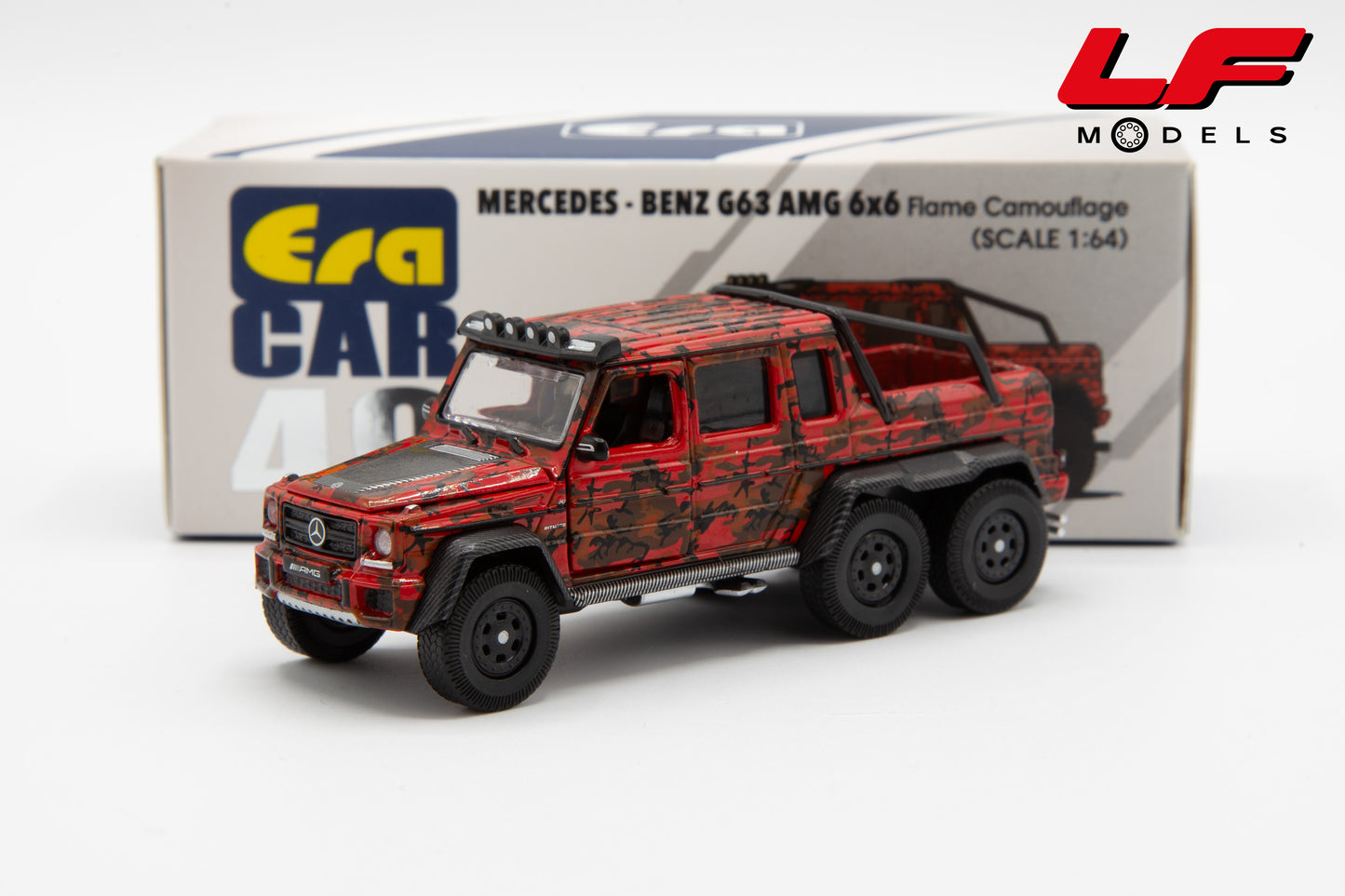 modellino mercedes g63 6x6 era car 1:43 frontale