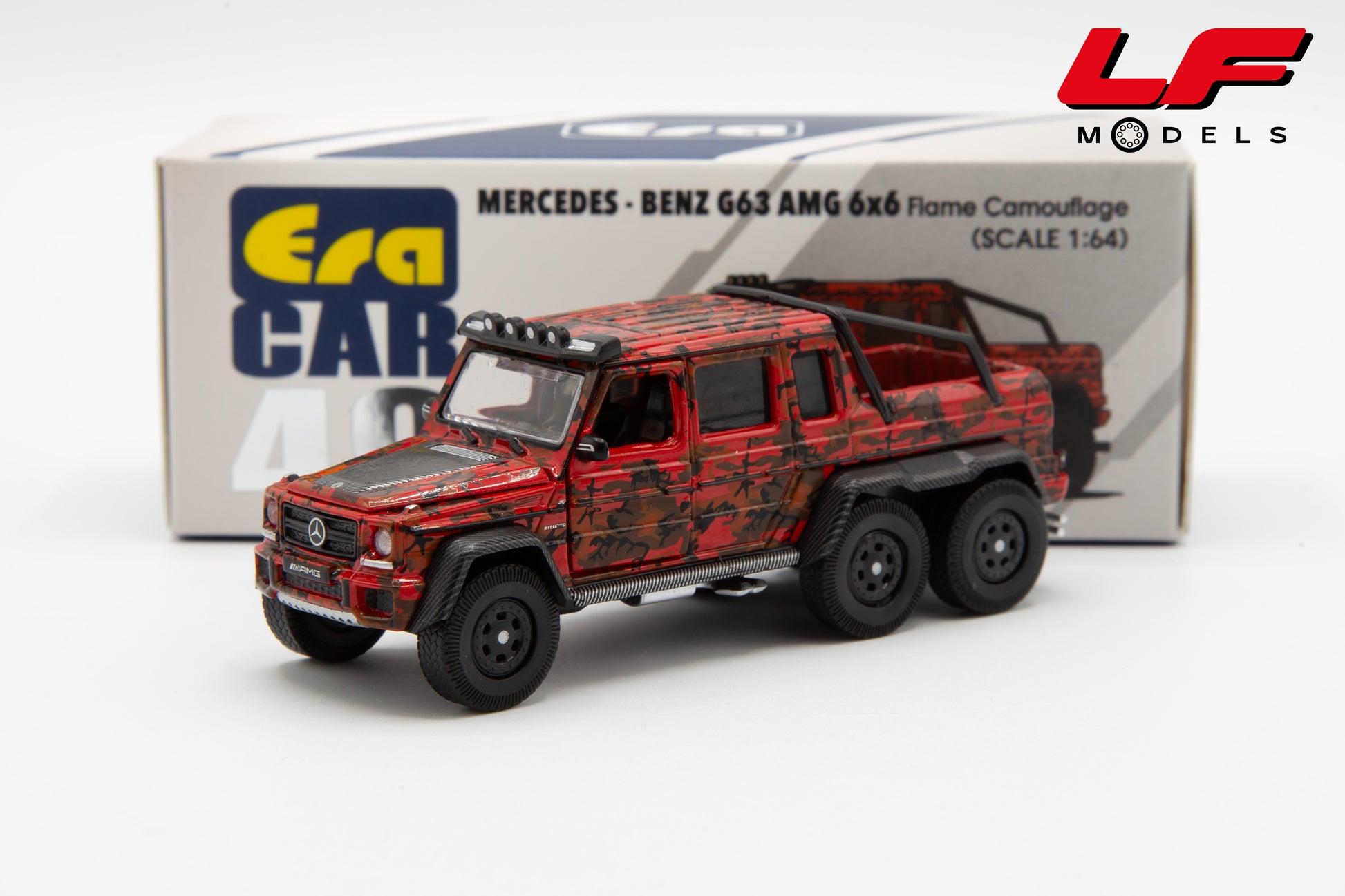 modellino mercedes g63 6x6 era car 1:43 frontale