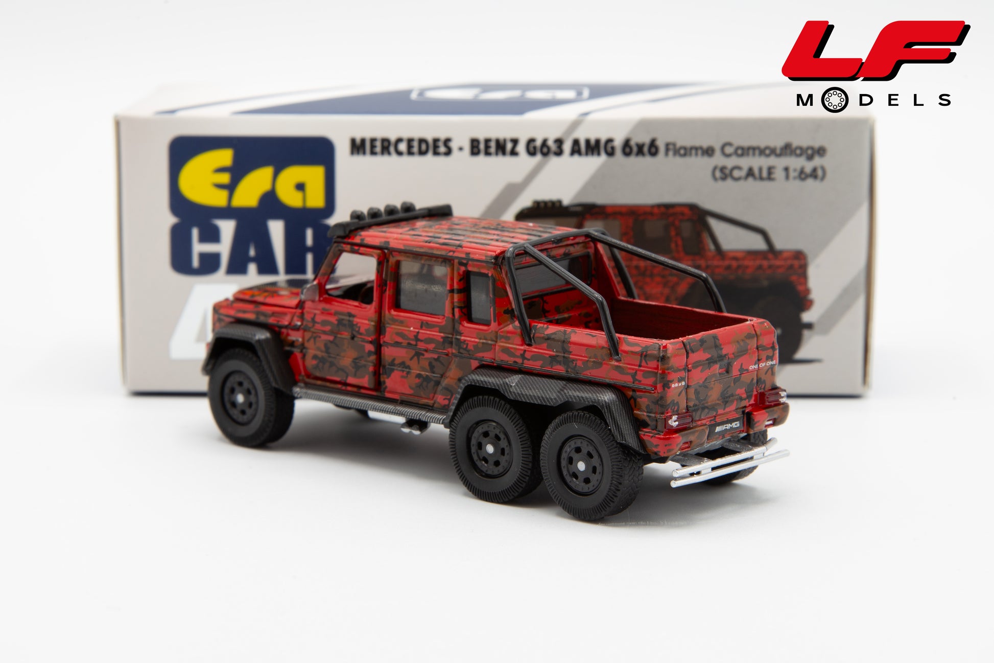 modellino mercedes g63 6x6 era car 1:43 posteriore