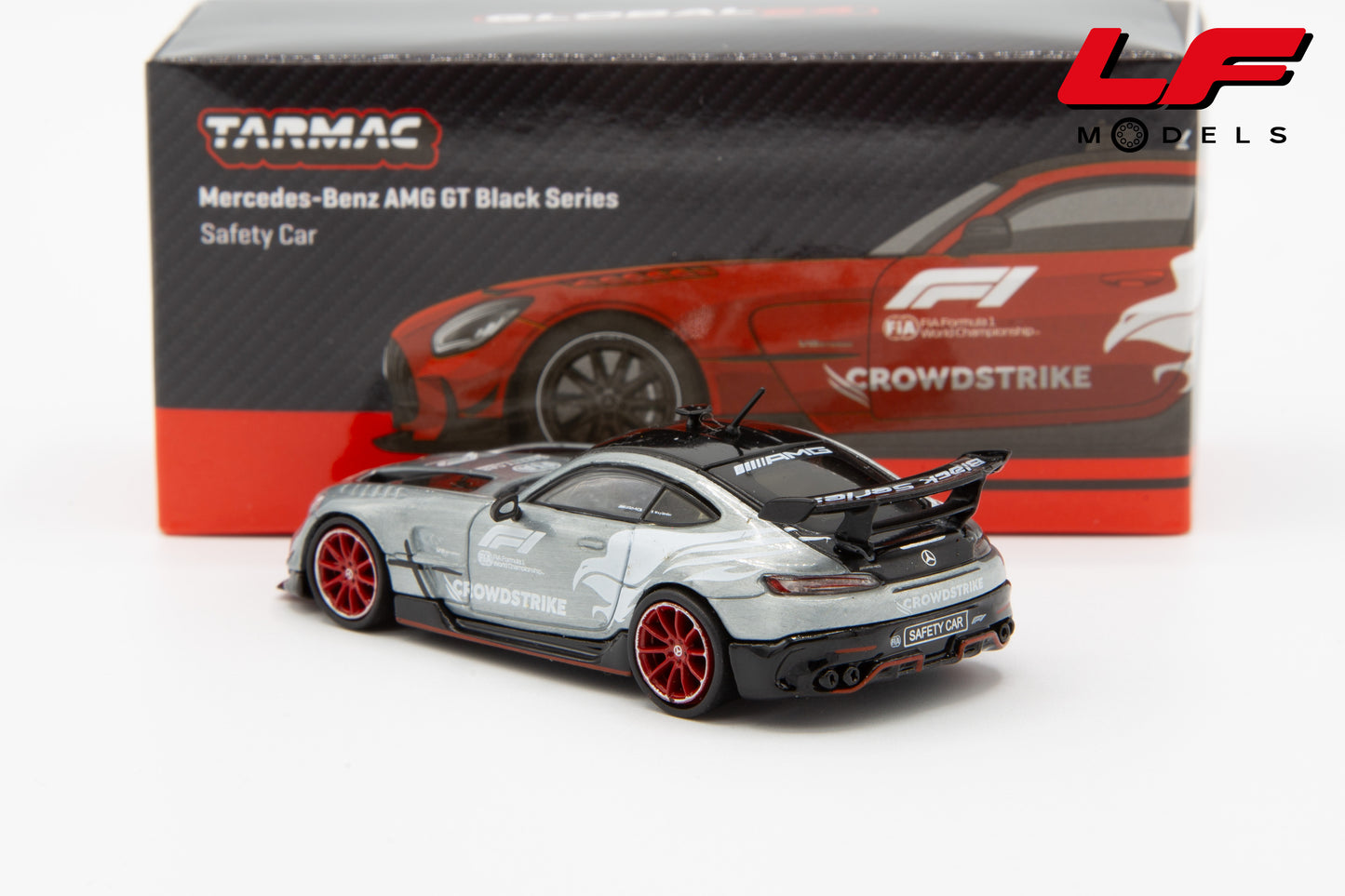 modellino mercedes amg gt f1 safety car 2024 tarmac 1:64 posteriore