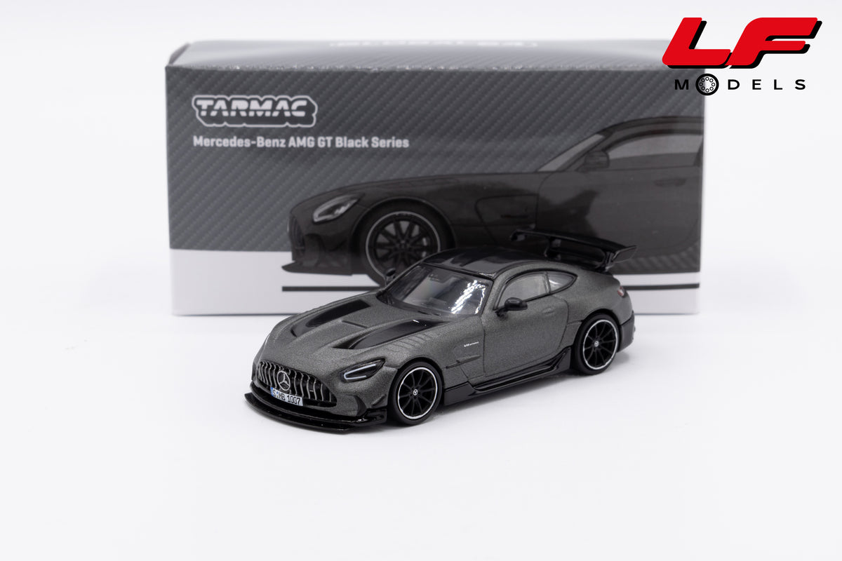 modellino mercedes amg gt black series tarmac 1:64 T64G-042-GY vista frontale