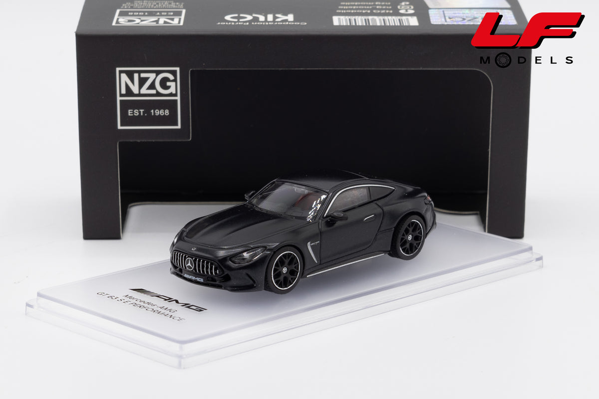 modellino mercedes amg gt63 s e performance night black magno nzg 1:64 113100052 vista frontale
