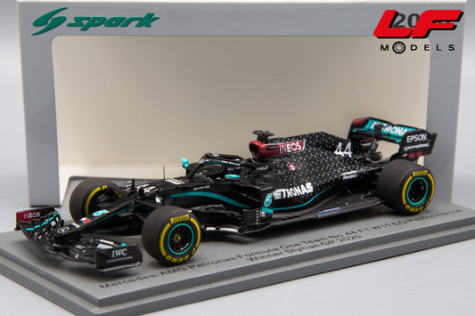 modellino mercedes f1 w11 spark 1:43 frontale