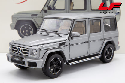 I-SCALE MERCEDES G-CLASS W463 2015 SILVER 1:18