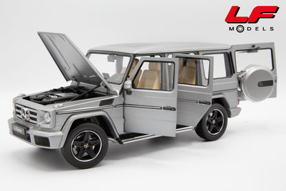 I-SCALE MERCEDES G-CLASS W463 2015 SILVER 1:18