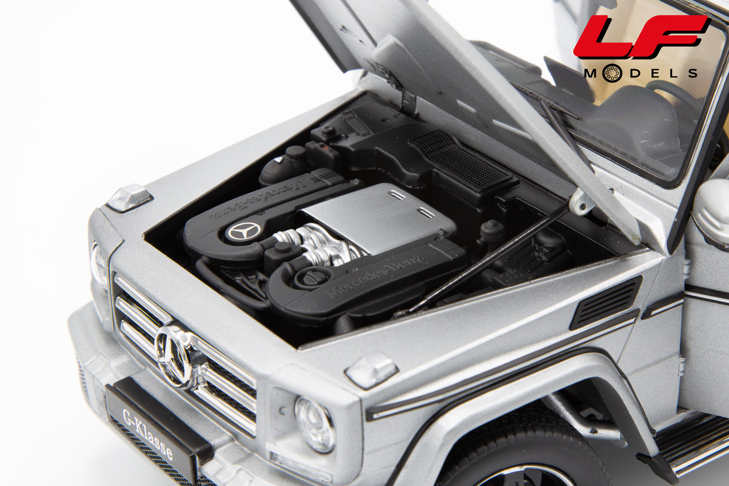 I-SCALE MERCEDES G-CLASS W463 2015 SILVER 1:18