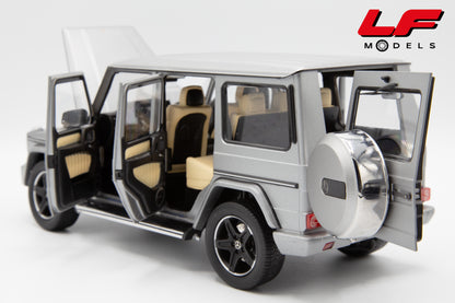 I-SCALE MERCEDES G-CLASS W463 2015 SILVER 1:18
