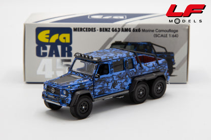 modellino mercedes g63 6x6 era car 1:64 frontale