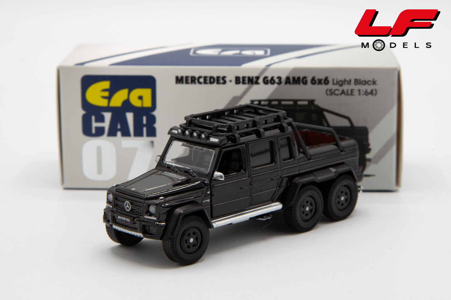 modellino mercedes g63 6x6 era car 1:64 frontale