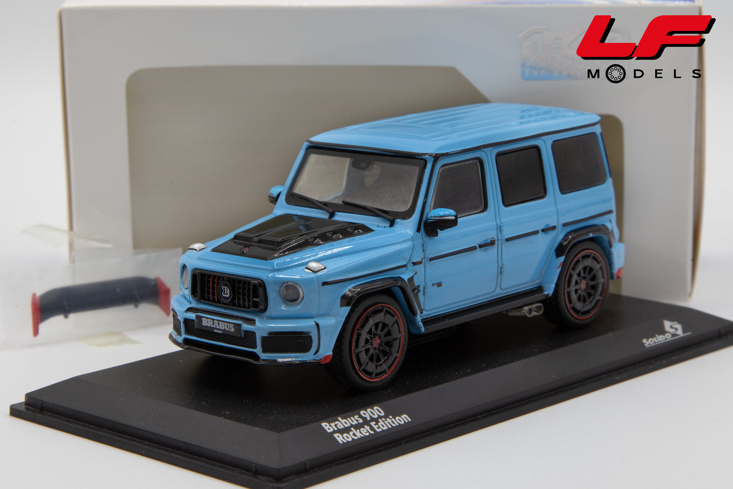 modellino mercedes g63 700 solido 1:43 frontale