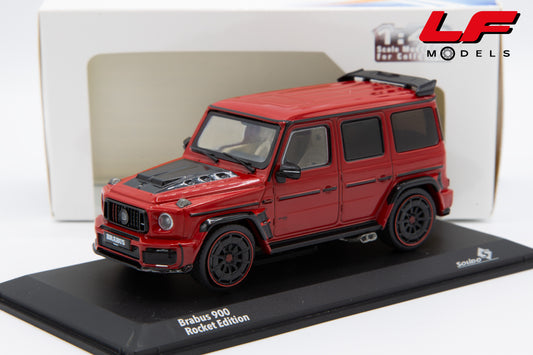 modellino 663 900 brabus rocket rosso solido 1:43 4312407 vista frontale