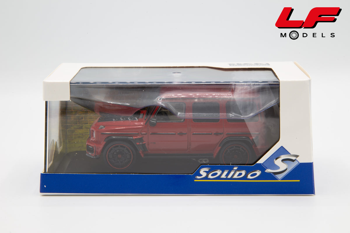 modellino 663 900 brabus rocket rosso solido 1:43 4312407 vista scatola