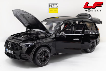 modellino mercedes glc 63 amg nero nzg 1:18 111000050 vista frontale