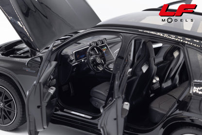 modellino mercedes glc 63 amg nero nzg 1:18 111000050 vista interni