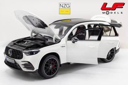 modellino mercedes glc 63 amg bianco nzg 1:18 111000040 vista frontale