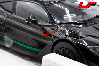 modellino mercedes one amg nzg 1:18 difetto