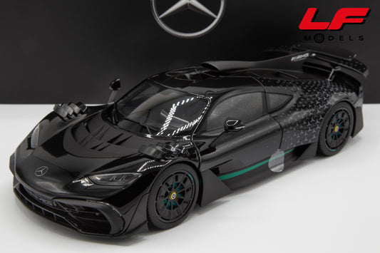 modellino mercedes one amg nzg 1:18 frontale