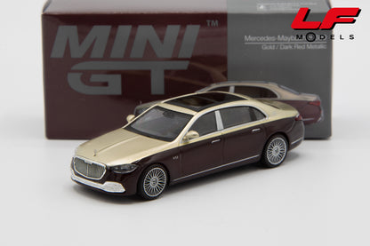 modellino mercedes s class maybach mini gt 1:64 frontale